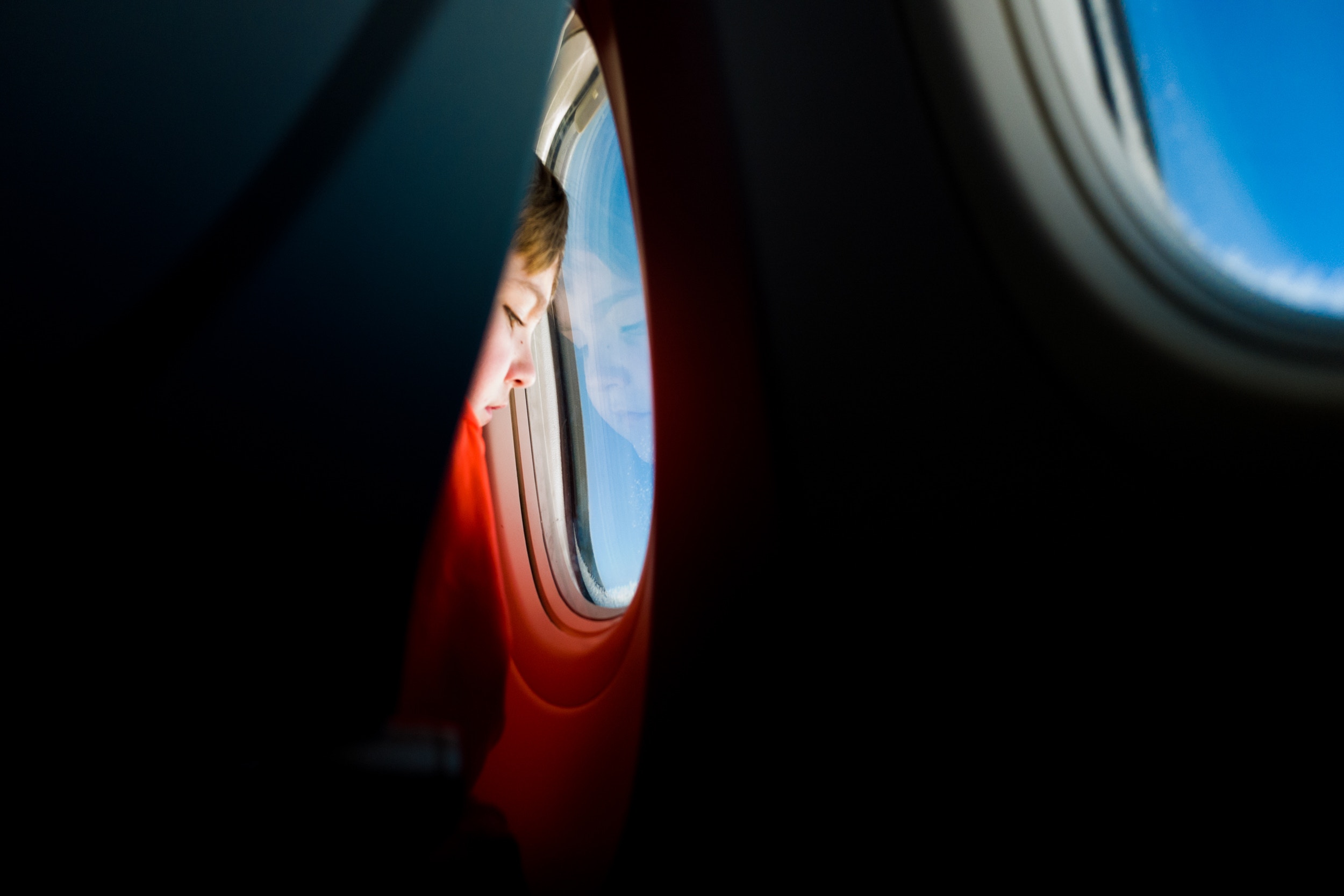 Child on Plane